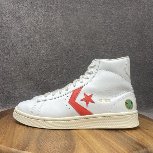 Converse x Roswell Rayguns Sneakers Women's Size 7 271198C Leather HI White - Picture 3 of 9